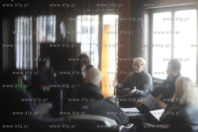 Sopot. Konferencja prasowa Henryki Bochniarz i Jacka...