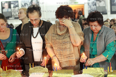 Gdansk Wrzeszcz. Synagoga. Swieto Chanuka, święto...