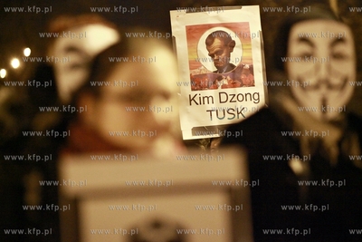 Gdańsk, Protest przeciwko podpisanej przez Polskę...