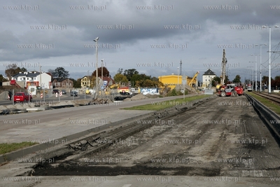 Gdansk. Zmiana w organizacji ruchu na budowie wezła...