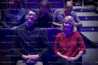 Gdynia. Festiwal Filmowy w Gdyni. Nz. ekipa twórców...