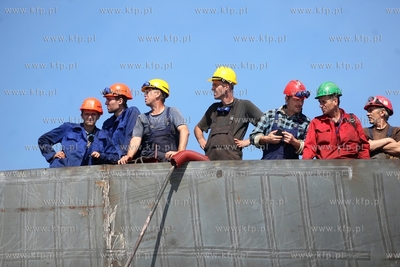 Stocznia Remontowa Shipbuilding SA w Gdansku. Chrzest...