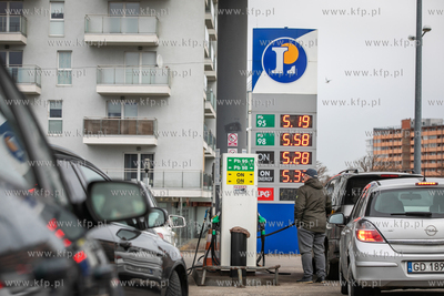 Stacja paliw Leclerc przy ul. Obrońców Wybrzeża...