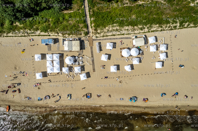 Wejscie na plażę nr 32A i 33  w Sopocie.
01.08.2022
fot....