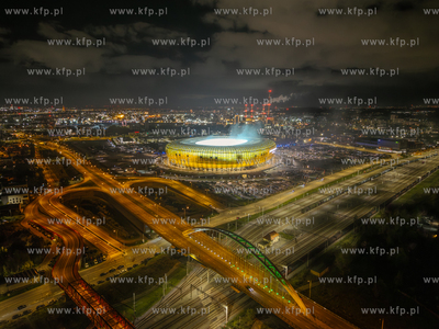 Betclic 1 liga. Lechia Gdańsk - Arka Gdynia n/z oprawa,...