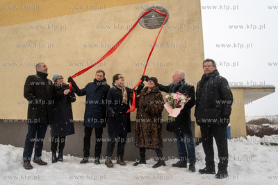 Gdansk. Morena. Odsłonięcie tablicy upamiętniającej...