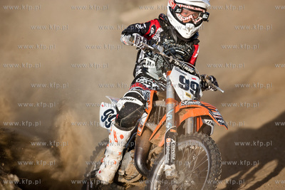 Gdansk. Tor motocrossowy przy ul. Starogardzkiej. Zawody...