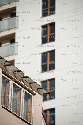 Gdansk. Wrzeszcz. Wiezowce Quattro Towers. 04.09.2012...