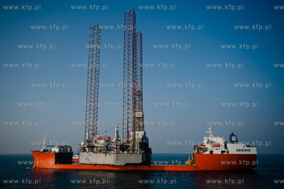 Zatoka Gdanska. Przywitanie nowo zakupionej przez firme...