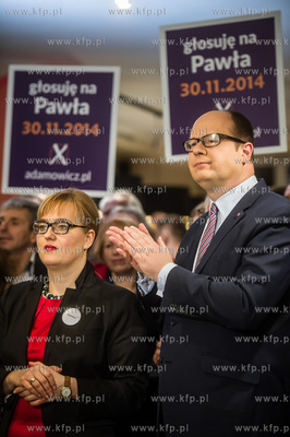 Gdansk. Oliwa. Restauracja Classic. Druga tura wyborow...