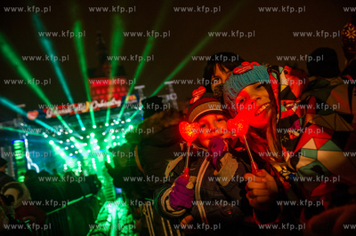 Gdansk. Targ Weglowy. 24 Final Wielkiej Orkiestry Swiatecznej...