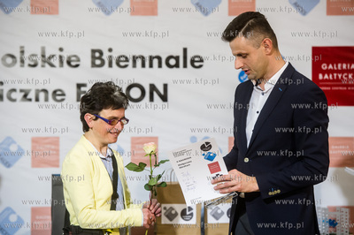 Gdańsk. Wrzeszcz. Galeria Bałtycka. Gala wręczenia...