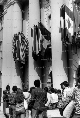 Grand Hotel podczas Festiwalu Piosenki w Sopocie. 08.1979...