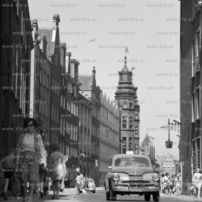 Ulica Tkacka w Gdańsku. 1969 0009612z Fot. Zbigniew...