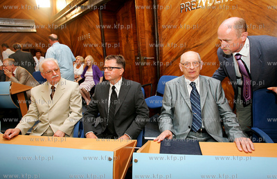 Szczecin .Nadanie tytulu Honorowego Obywatela Miasta...