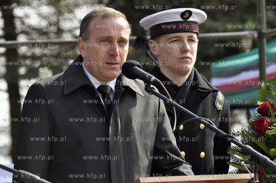Kolobrzeg. Uroczystosci pogrzebowe posla, Sebastiana...