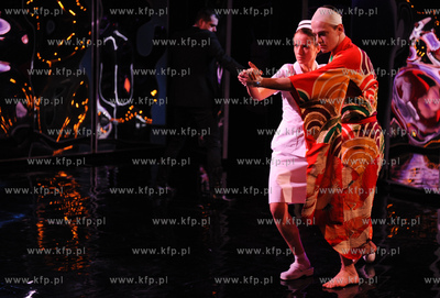 Gdansk. Teatr Wybrzeze. Proba przedstawienia Eva Peron...