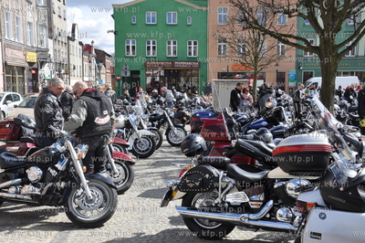Festyn "Motoserce", który odbył się na rynku w Kościerzynie...