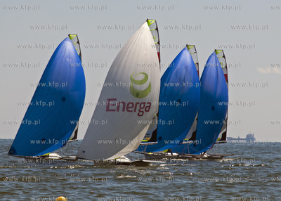 Regaty LOTTO 49er Grand Prix Gdynia 2014. 19.07.2014...