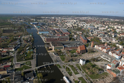 Elblag z lotu ptaka. 19.04.2009 fot. Kacper Kowalski...