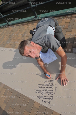 Akcja literacka "Bez cenzury" . Na Placu Heweliusza...