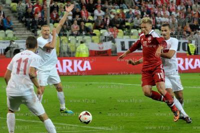 Gdansk. PGE Arena. Mecz towarzyski Polska- Dania. ...