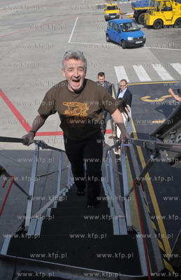 Port Lotniczy Gdansk. Konferencja Michael'a O'Leary...