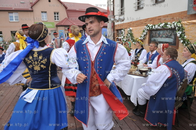 Chmielno. Kaszuby. Inscenizacja wesela kaszubskiego...