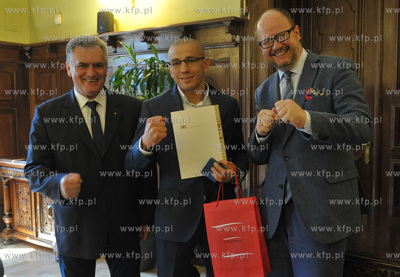 Przewodniczący Rady Miasta Gdańska Bogdan Oleszek...