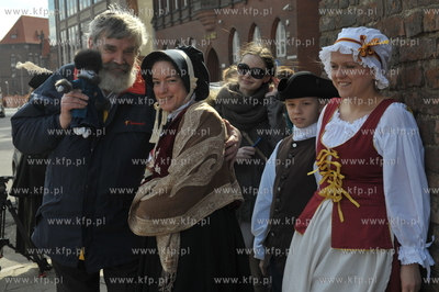 Gdańsk. Plac między Złotą Bramąi Katownią. Historyczna...