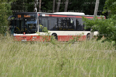 Przystanek końcowy gdańskiego autobusu miejskiego...