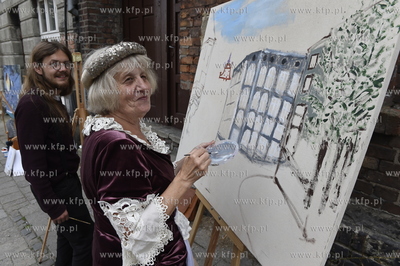 Gdańsk.Swięto Biskupiej Górki. Plener malarski "Gdański...