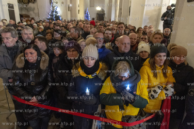 Msza żałobna za dusze św. prezydenta Pawła Adamowicza...
