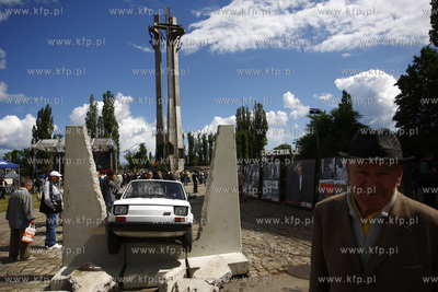 Gdansk. Uroczystosci rocznicowe z okazji obalenia komunizmu...