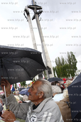 Gdansk. Uroczystosci rocznicowe z okazji obalenia komunizmu...