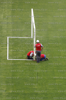 Gdansk. Budowa stadionu PGE Arena Gdansk. Obiekt ten...