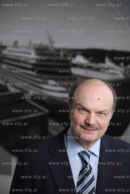 Janusz Jarosinski, prezes Morskiego Portu Gdynia. 12.03.3013...