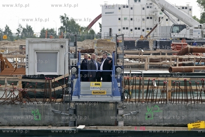 Gdansk. Symboliczne uruchomienie maszyny TBM Damroka,...