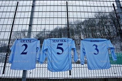 Gdansk. Boisko przy ul. Traugutta.  Sylwestrowy mecz...