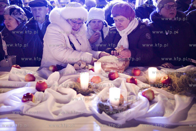 Wigilia gdańska na Długim Targu.
18.12.2016
fot....