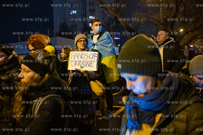 Plac Solidarności w Gdańsku. Manifestacja "Solidarnie...