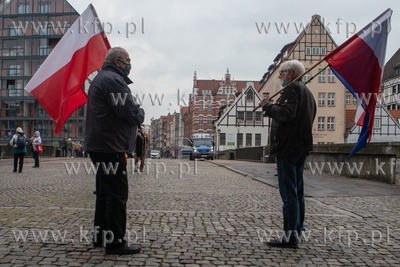 Gdańsk. 16. rocznica wejścia Polski do Unii Europejskiej....