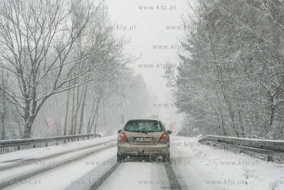 Zima na drogach. 30.01.2021 / fot. Anna Rezulak