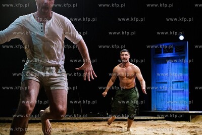 Gdańsk.,Scena Malarnia, Teatr Wybrzeże. Próba medialna...