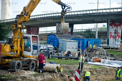 Gdansk. Remont torowiska przy wezle Kliniczna.
03.08.2011
fot....
