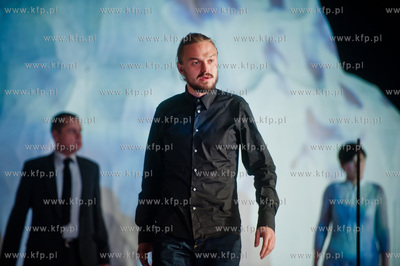 Gdansk. Teatr Wybrzeze. Proba medialna spektaklu pt...