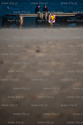 Sopot. Sloneczne niedzielne popoludnie na plazy.
03.03.2013
fot....