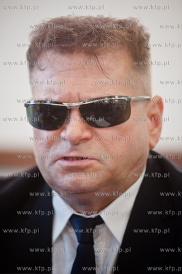 Gdansk. Hotel Scandic. Konferencja prasowa Iwony Wieczorek...