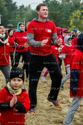 Gdansk. Plaza w Brzeznie. Gdansk Biega 2015.
Nz Piotr...