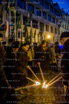Gdansk. Marsz przeciwko lewackim ideologiom organizowany...